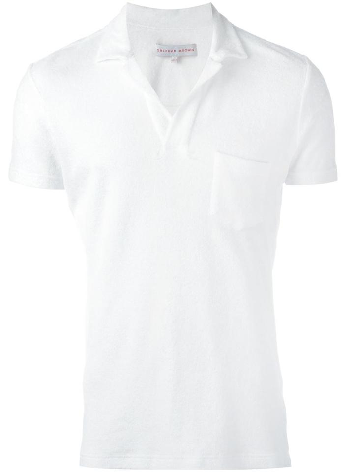 Orlebar Brown Plain Polo Shirt - White