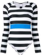 Perfect Moment Striped Spring Suit - White