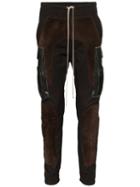 Rick Owens Leather Patch Skinny Trousers - Black