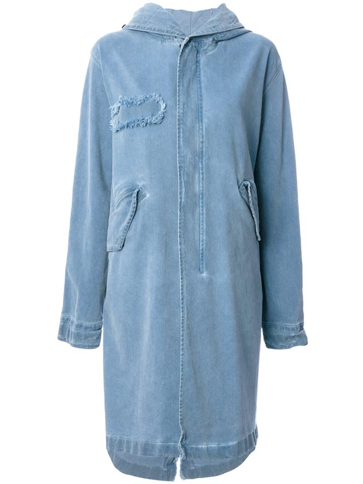 Mr & Mrs Italy Denim Parka - Blue
