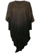 Uma Wang Draped Cardigan - Brown