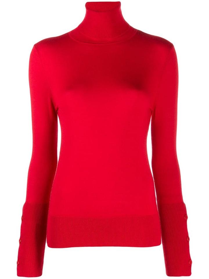 Snobby Sheep Turtleneck Jumper - Red