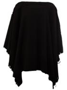 Label Under Construction Knitted Poncho