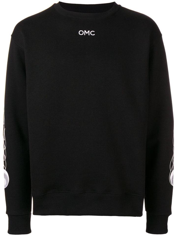 Omc Flame Motif Sweatshirt - Black