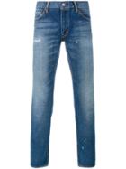 Visvim Damaged Social Sculpture Jeans - Blue
