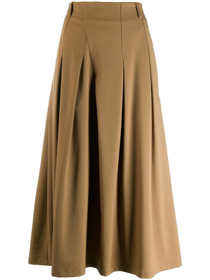 A.f.vandevorst Flared Midi Skirt - Neutrals