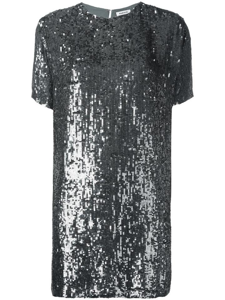 P.a.r.o.s.h. 'googi' Dress, Women's, Size: Medium, Grey, Viscose/pvc