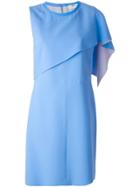 Fendi Asymmetric Layered Dress - Blue