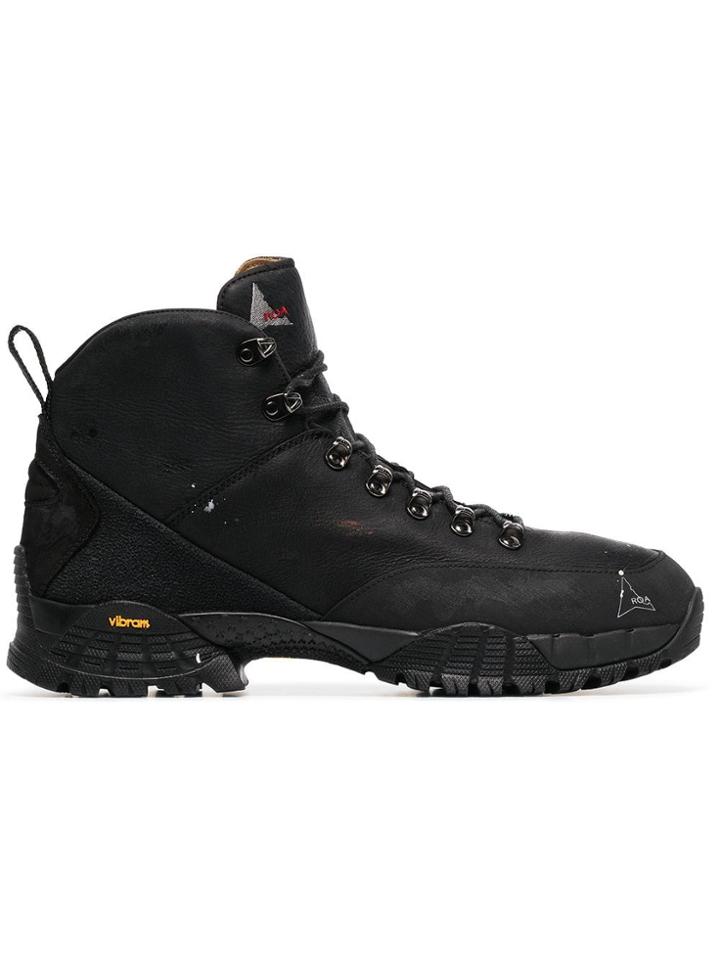 Roa Roa Paint Andreas Lthr Bts Blk - Black