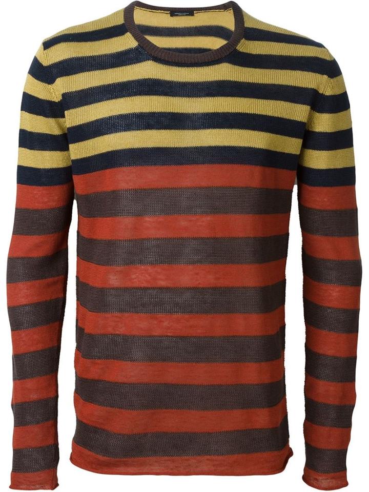 Roberto Collina Striped Knitted Jumper