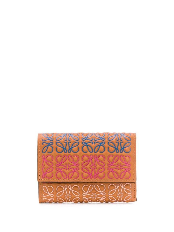 Loewe Repeat Tri-fold Wallet - Brown