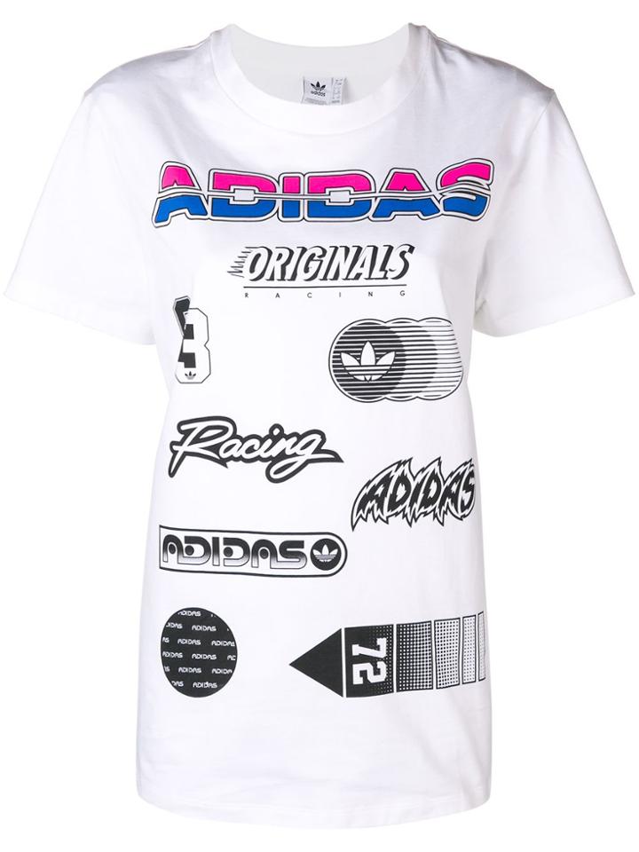 Adidas Graphic Tee - White