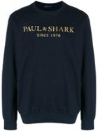 Paul & Shark Logo Crewneck Sweatshirt - Blue