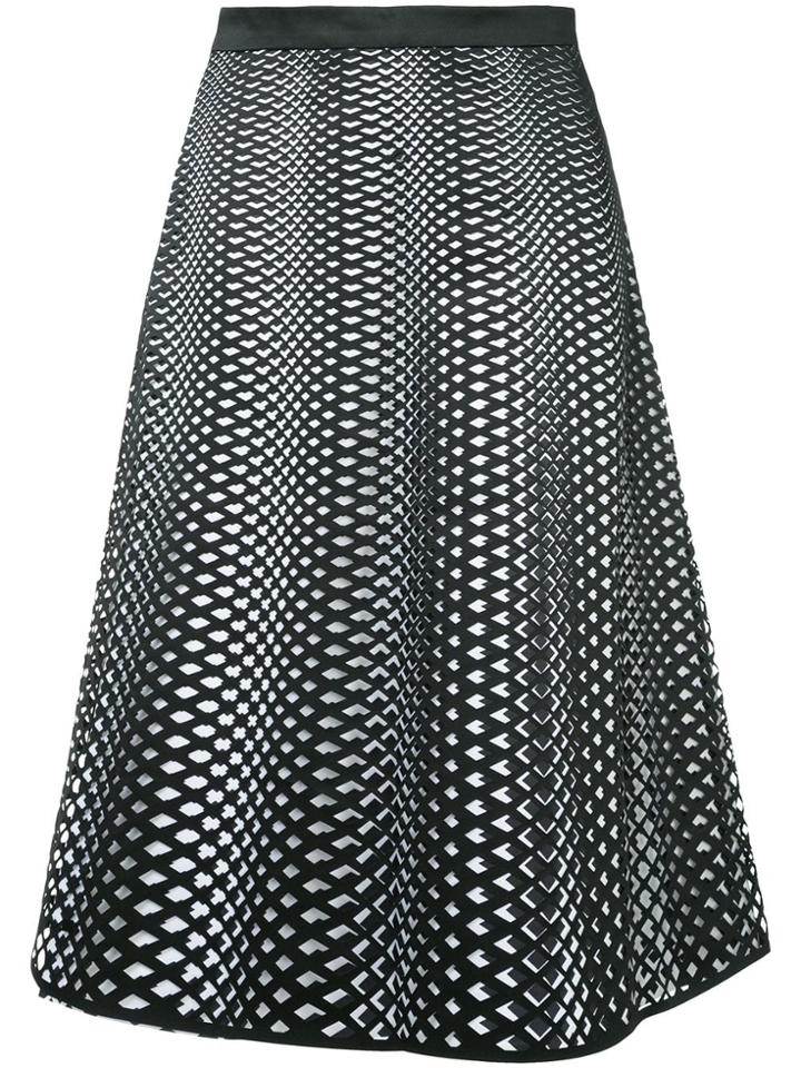 Paskal 3-d Print Skirt - Black