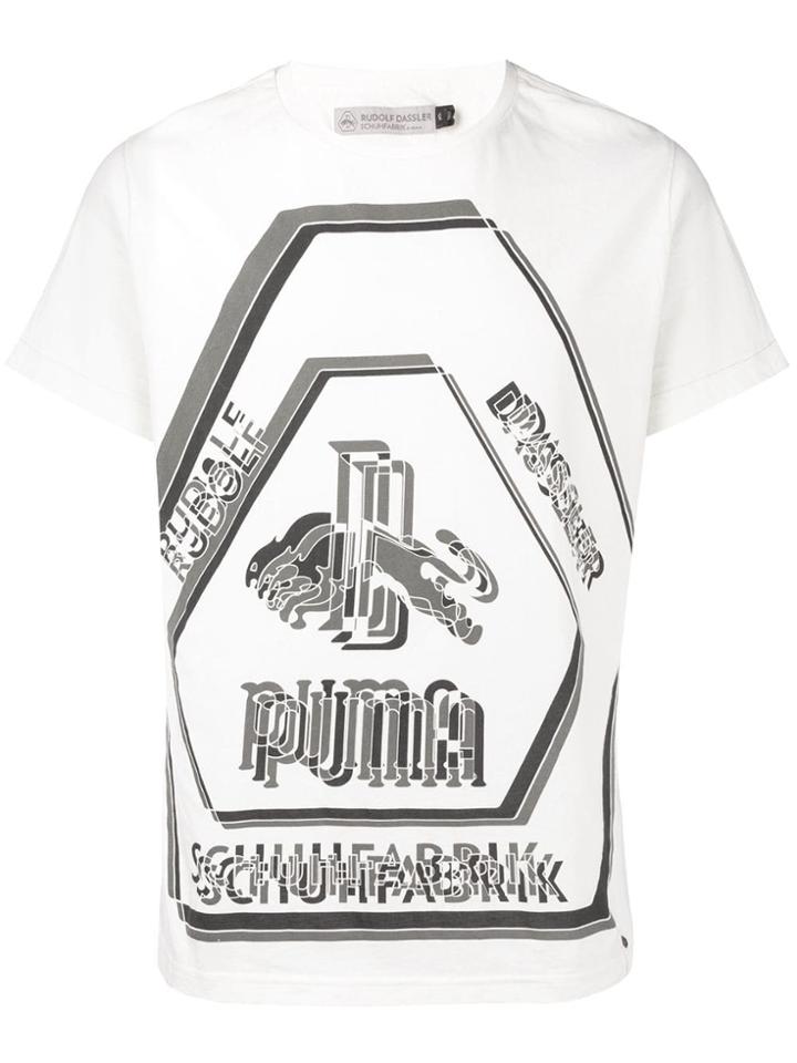 Puma Logo Print T-shirt - Neutrals
