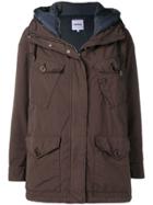 Aspesi Hooded Coat - Brown