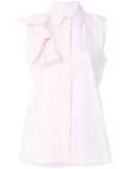 Victoria Victoria Beckham Bow Detail Sleeveless Shirt - Pink