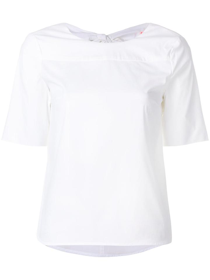 Smarteez Bow Back Blouse - White