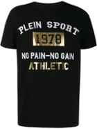Plein Sport Embroidered Logo T-shirt - Black