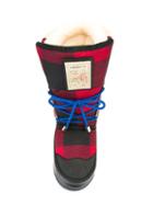 Dsquared2 Checked Pattern Moon Boots