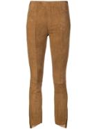 Salvatore Santoro High-waist Fitted Trousers - Brown