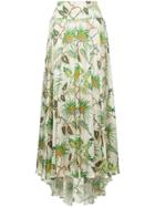 Adriana Iglesias Tropical Print Full Skirt - Multicolour