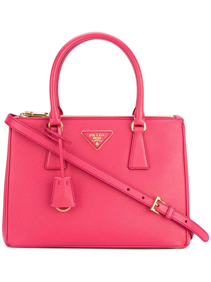 Prada Galleria Medium Tote - Pink & Purple