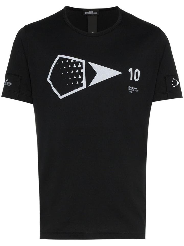 Stone Island Shadow Project Round Neck T-shirt - Black