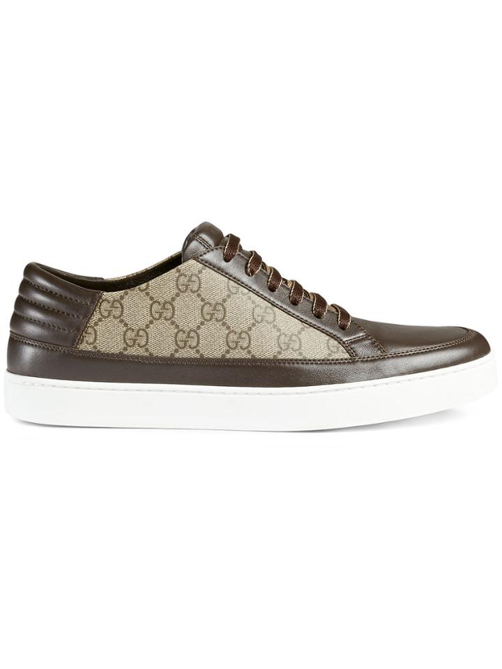 Gucci Gg Supreme Sneaker - Brown