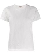 Comme Des Garçons Pre-owned '2000s Patterned T-shirt - White