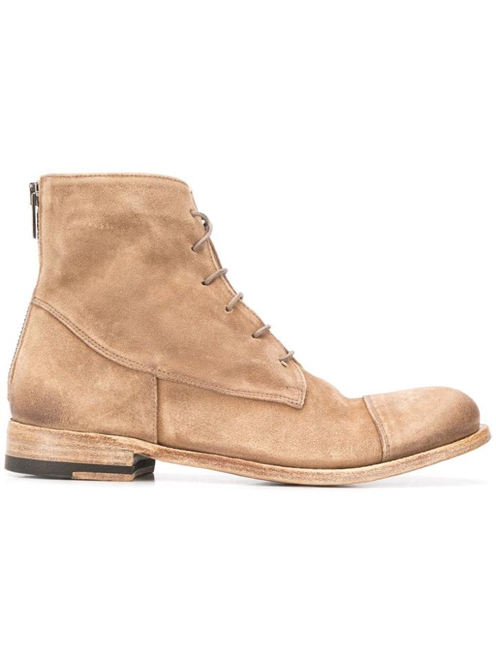 Pantanetti Lace Up Boots - Brown