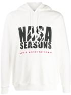 Nasaseasons Nasa Seasons Print Hoodie - White