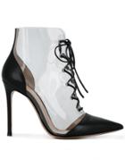 Gianvito Rossi Plastic Embellished Boots - Black