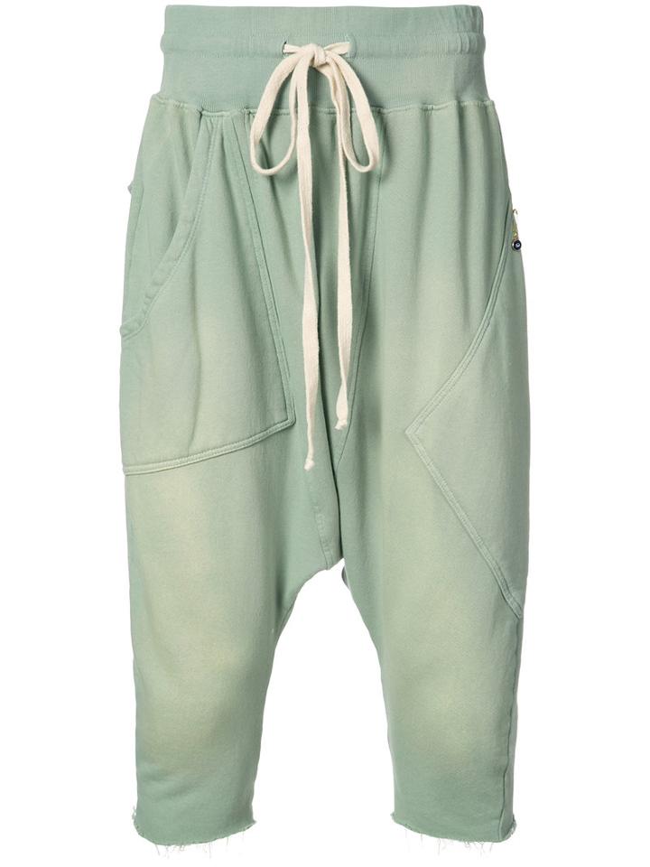L'equip - Slouched Shorts - Men - Cotton - L, Green, Cotton