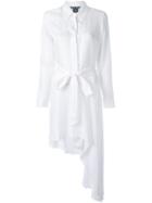 Thomas Wylde Asymmetric Shirt Dress - White