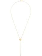 Natasha Schweitzer 9kt Yellow Gold Octagon Lariat Necklace