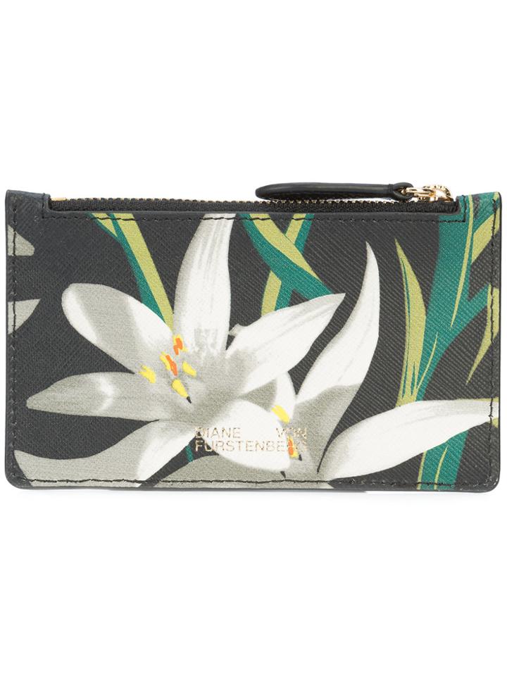 Diane Von Furstenberg Floral Purse - Black
