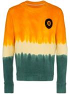The Elder Statesman Tie-dye Cashmere Jumper - Orange