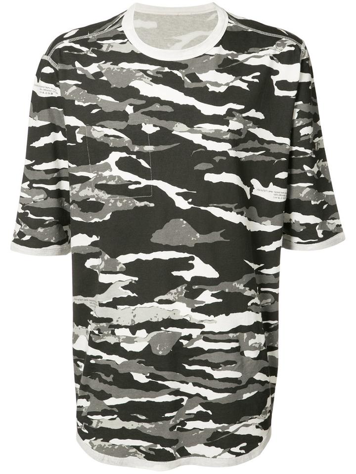 Maharishi - Camouflage T-shirt - Men - Cotton - L, Black, Cotton