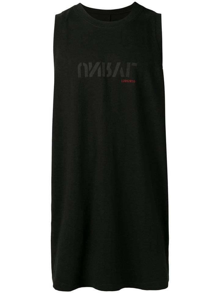 Unravel Project Oversized Tank Top - Black