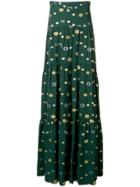 Peter Pilotto Full Jacquard Skirt - Green