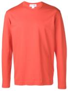 Comme Des Garçons Shirt Boys Logo Printed Sweatshirt - Red