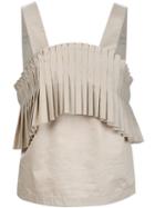 Tibi Pleated Front Top