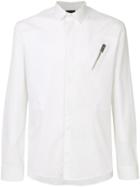 Les Hommes Zip Detail Shirt - White