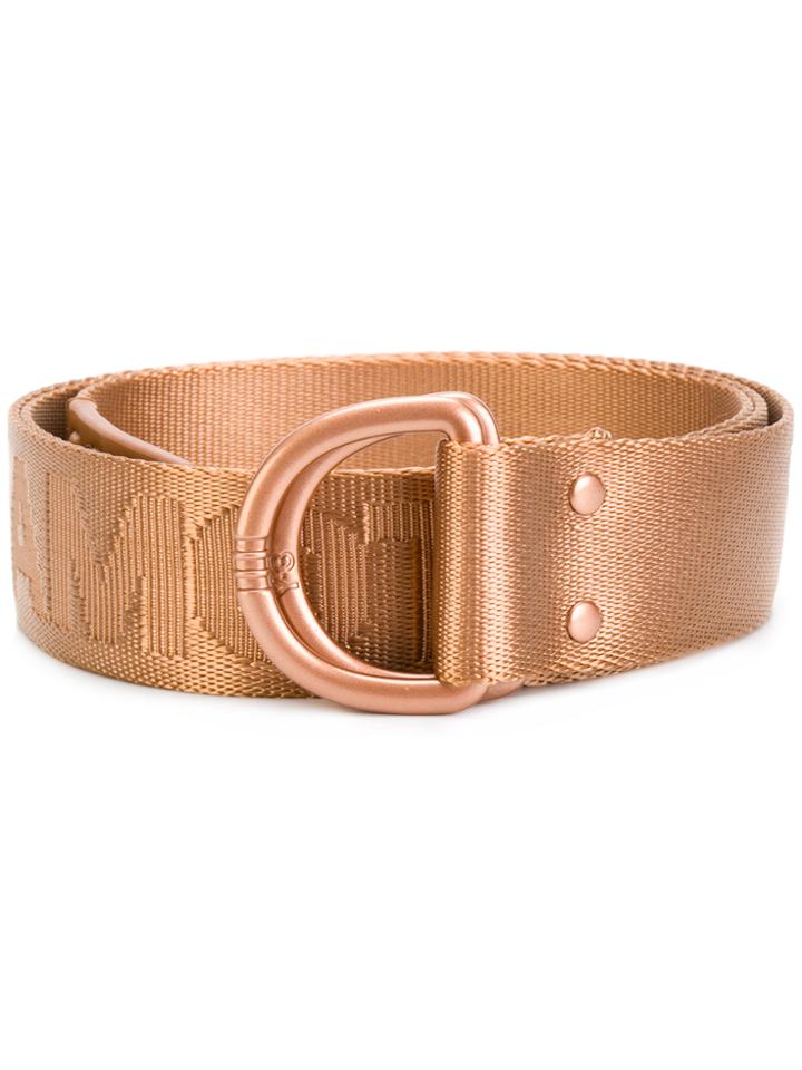 Y-3 Logo Buckle Belt - Yellow & Orange