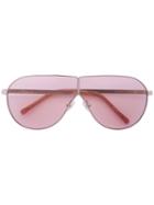 Linda Farrow Gallery - Aviator Sunglasses - Women - Acetate - One Size, Grey, Acetate