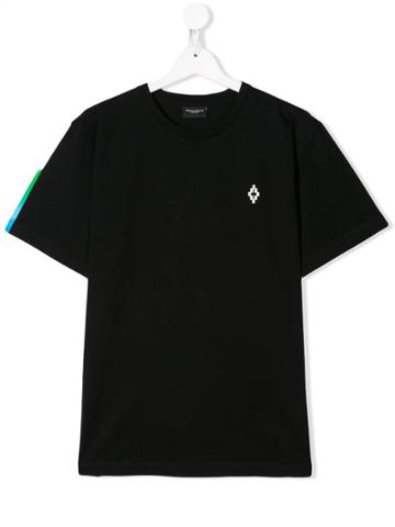 Marcelo Burlon County Of Milan Kids Teen Short Sleeve T-shirt - Black