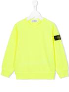 Stone Island Kids Logo Patch Sweatshirt, Size: 8 Yrs, Yellow/orange