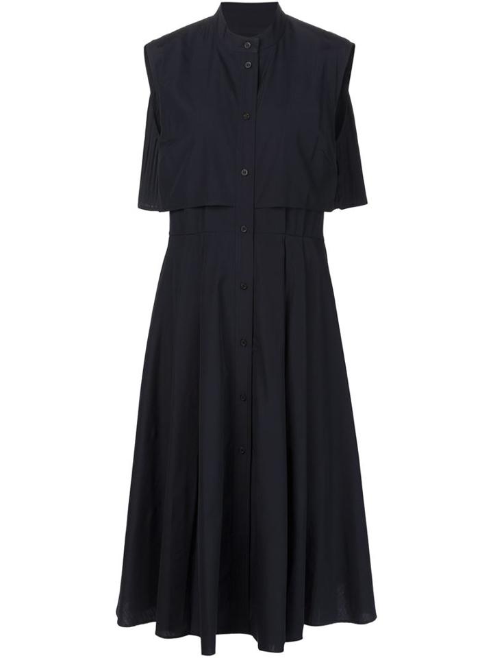 Tome Sleeveless Shirt Dress, Women's, Size: 6, Blue, Cotton