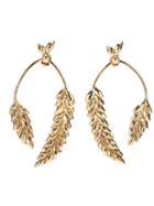 Aurelie Bidermann 'wheat' Earrings, Women's, Metallic